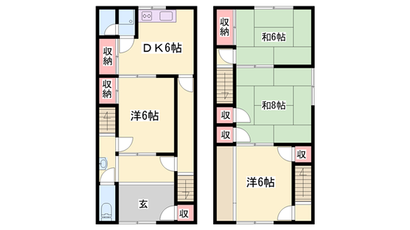 高砂町戎町タウンハウスの物件間取画像